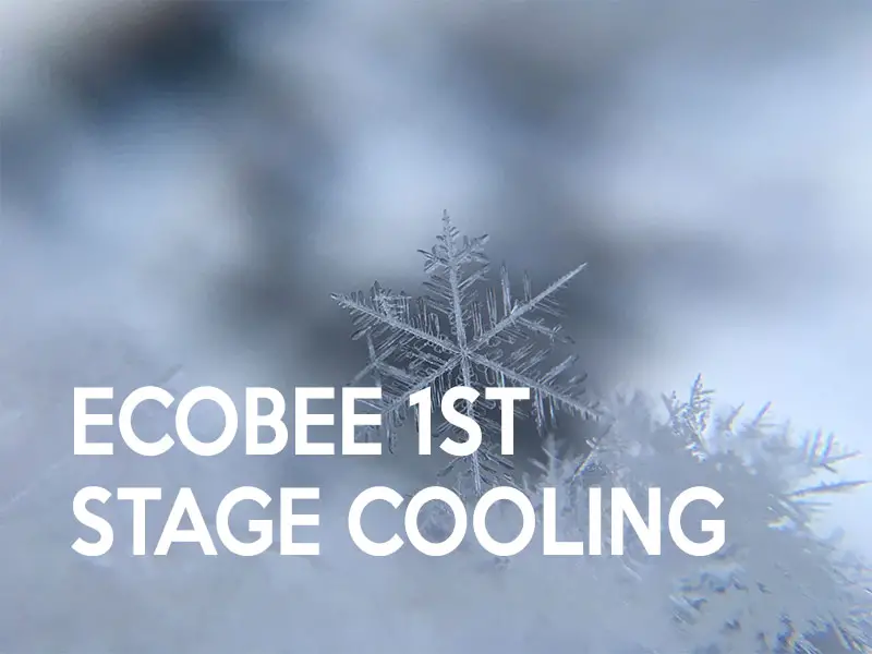 What is the stage 1 cool of EcoBee
