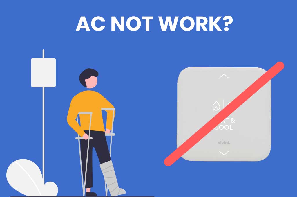 can a fault in the thermostat stop the AC