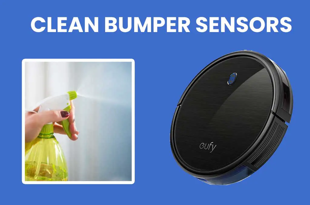 clean the eufy bumper sensors