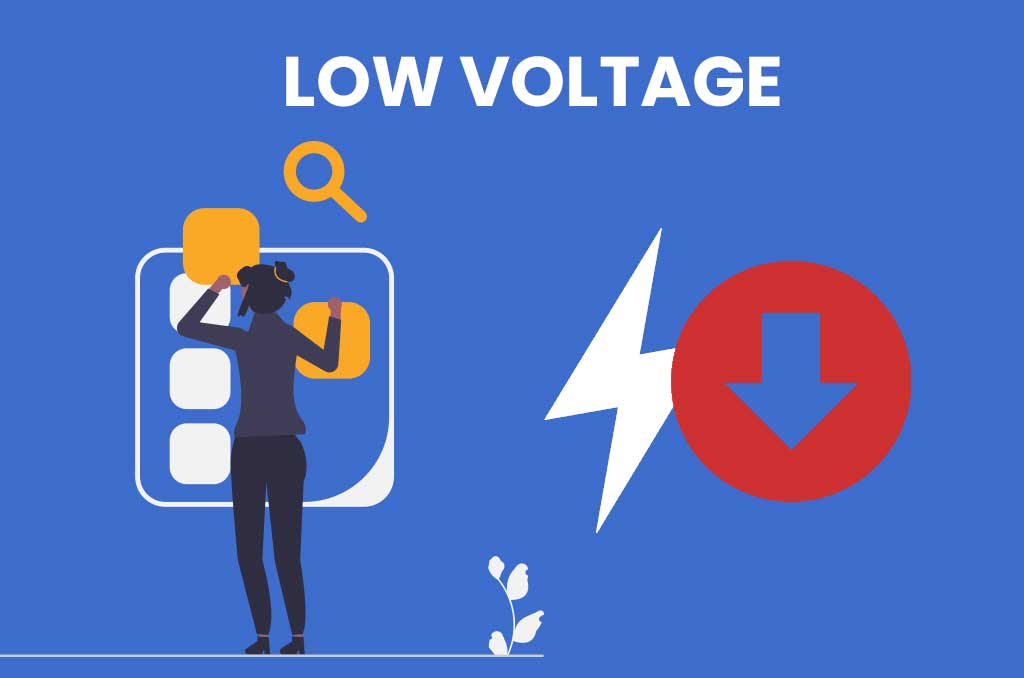 low voltage problem cause red led in eufy doorbell