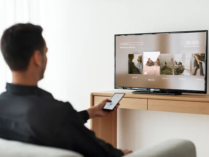 How to connect LG TV with mobile