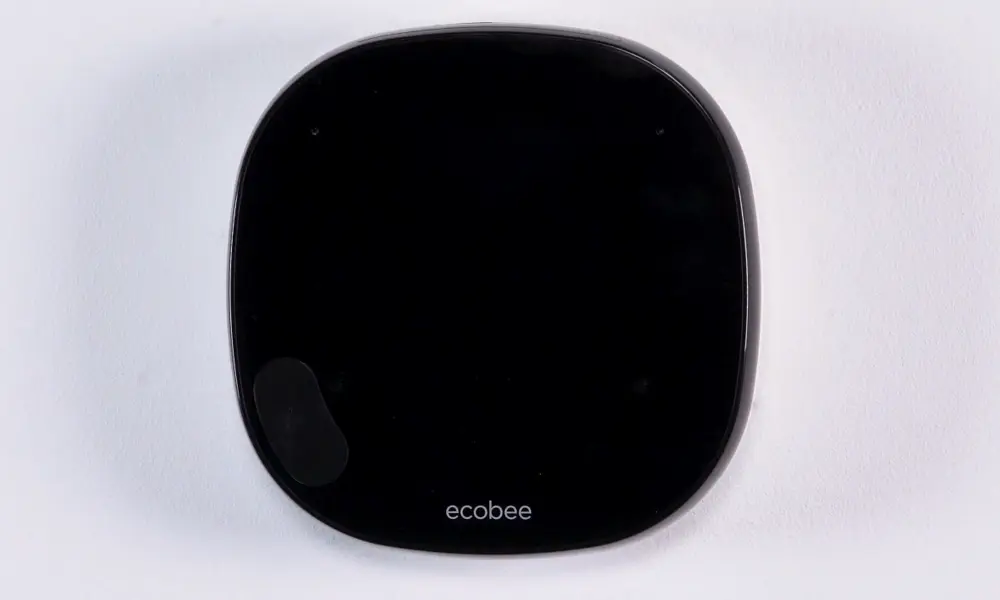 ecobee mounted in the wall