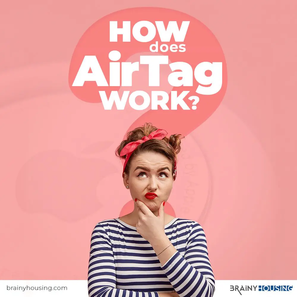 How does AirTag work? - social media flyer