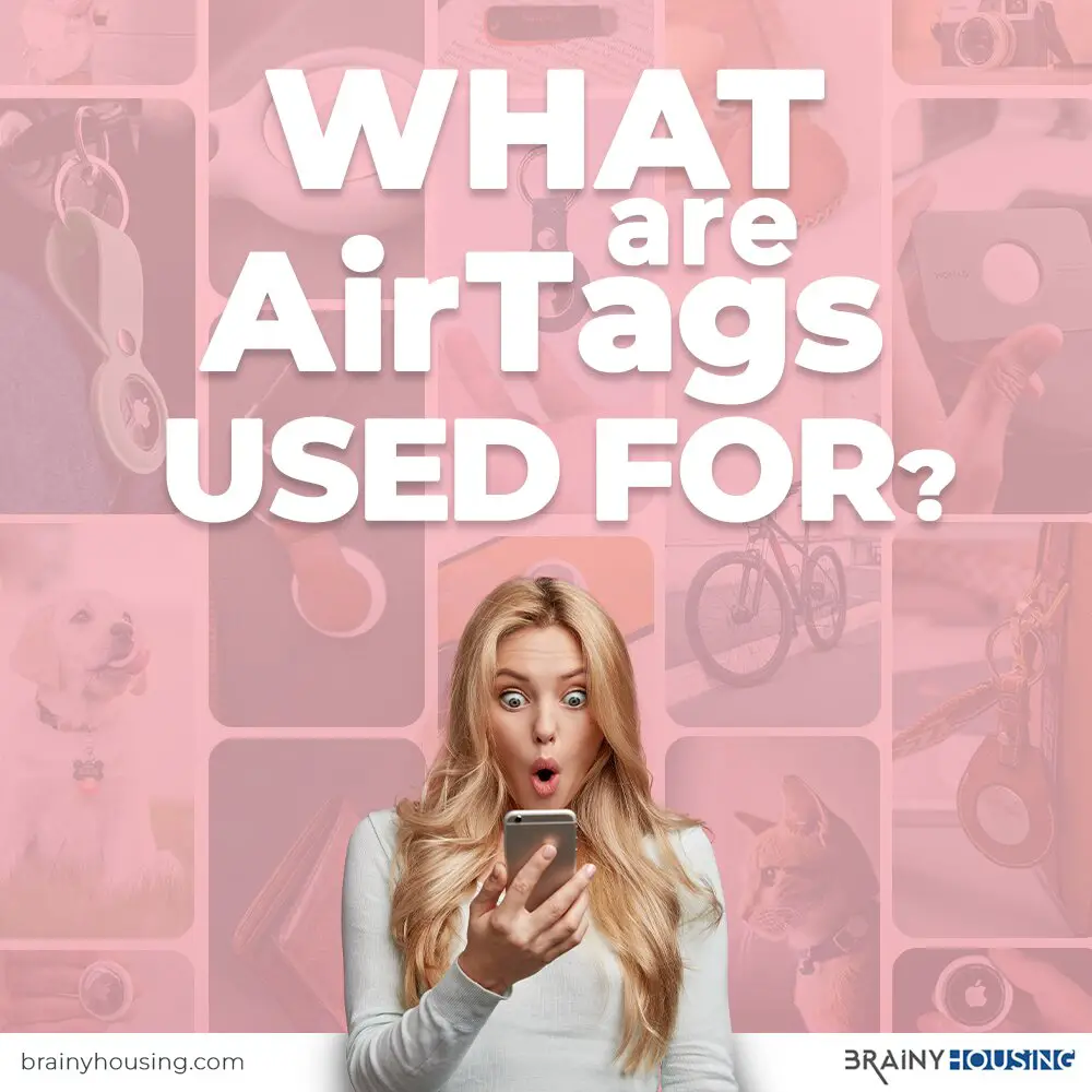 What are AirTags used for - social media flyer