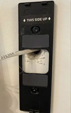 mounting bracket of eufy doorbell