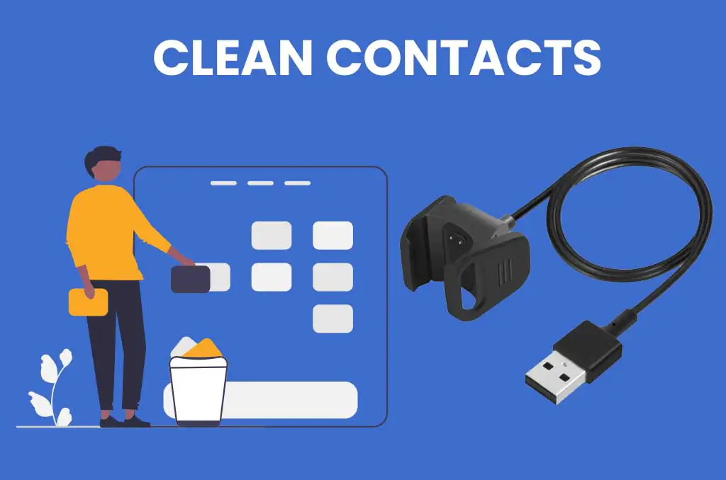 Clean The Charging Contacts
