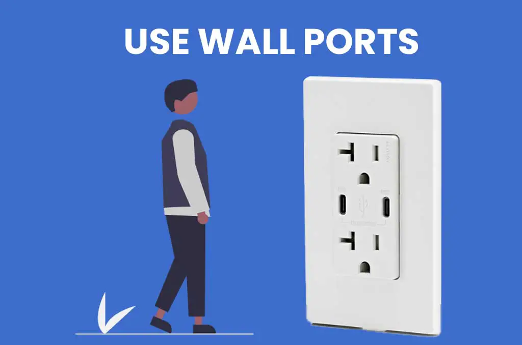 use Wall Ports to charge the fitbit