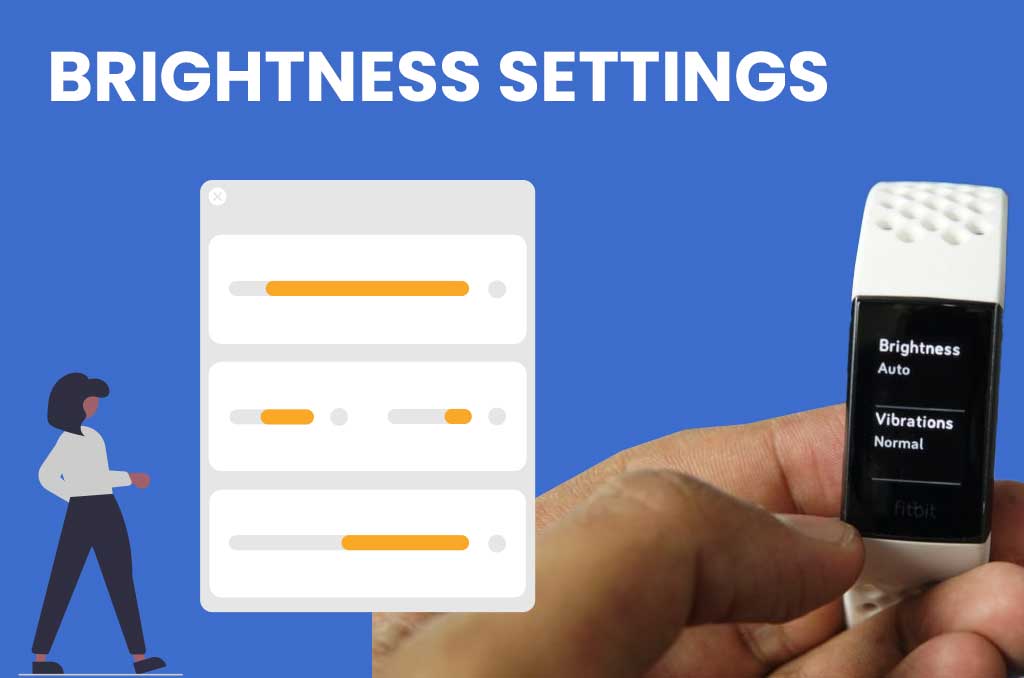 Fitbit Charge 3 brightness settings