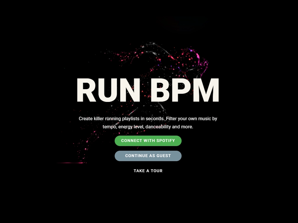 Run BPM website home page