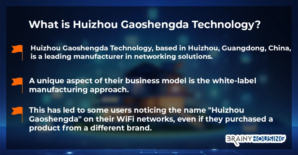 graphic explaining What is Huizhou Gaoshengda Technology