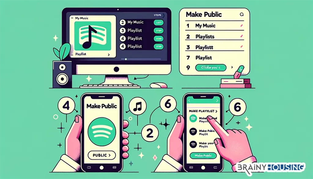 Step-by-step guide to making a Spotify playlist public on desktop and mobile